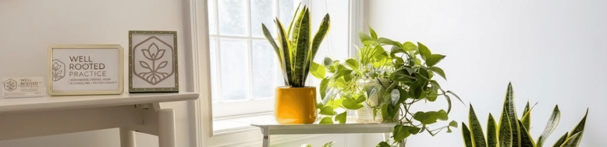 Well Rooted Practice (1) Office Plants and Window
